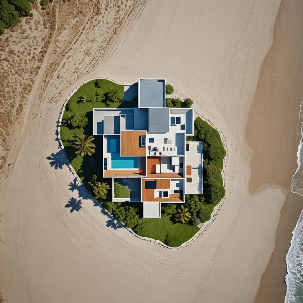 Modern Architectural Beach House Design