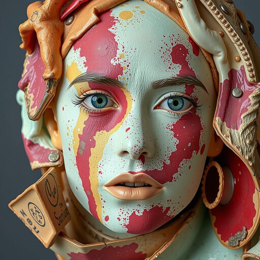 Abstract Swirling Vortex Forms in Dynamic Motion