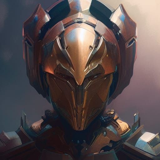 Hyperdetailed Armour Portrait in Dynamic Lighting