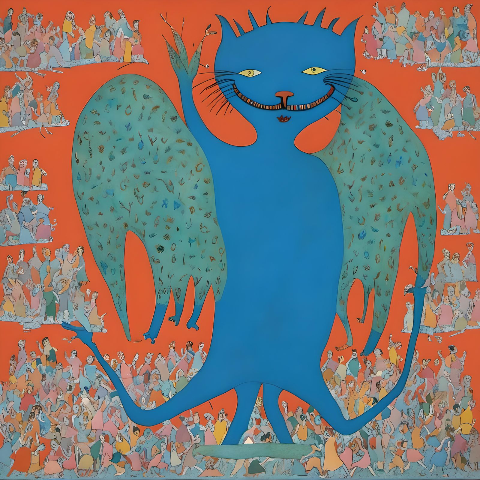 Blue Cat with Massive Wings: Imagists Chicago Style