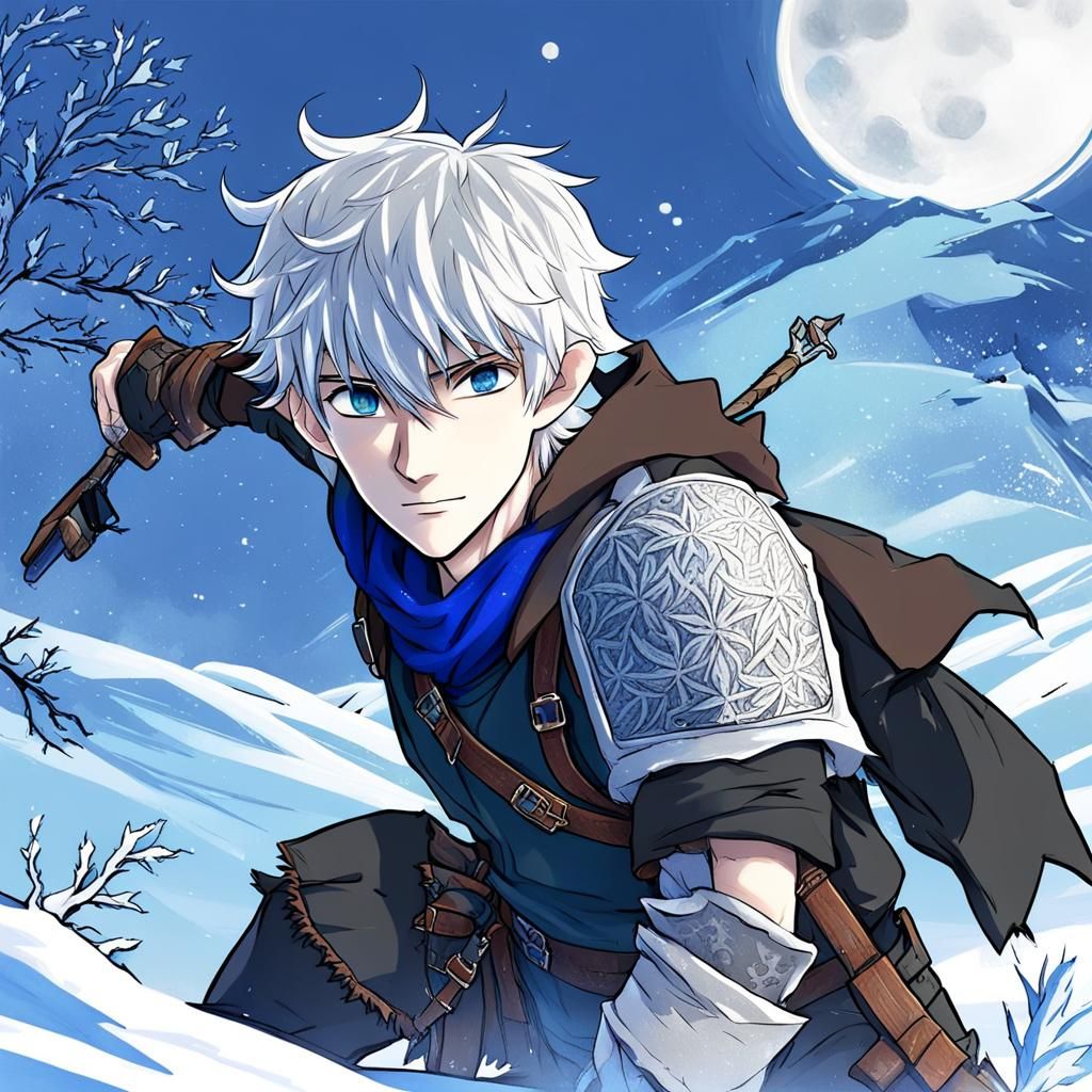 Anime Style Jack Frost and Hiccup Illustration