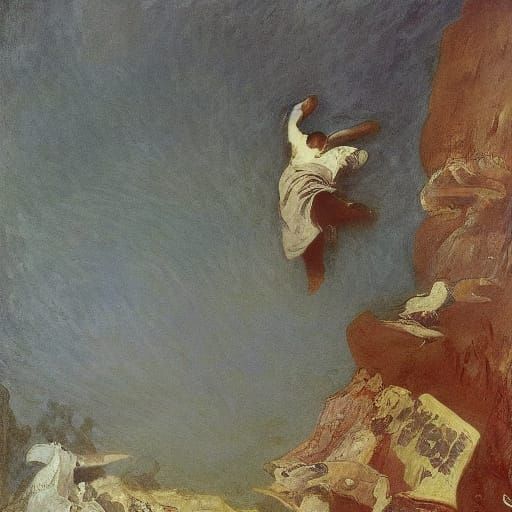 Goya and Monet Inspired Dark Impression