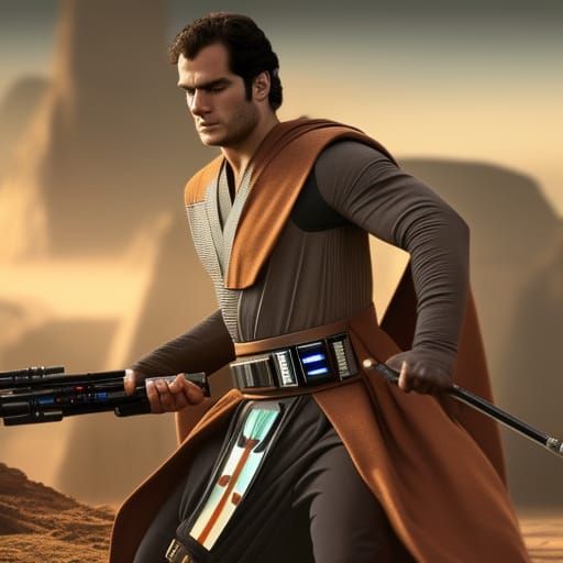 Jedi Master in Star Wars Matte Painting
