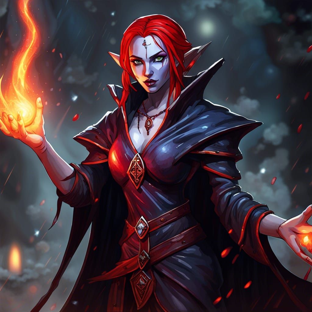 Drow sorceress