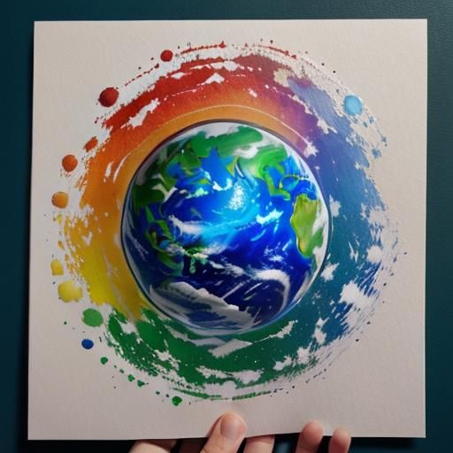 Rainbow Earth Celebrates Earth Day