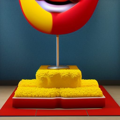 Ronald McDonald at the YMCA in Pixar Style