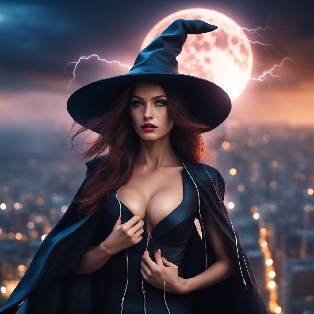 Radiant Lightning Witch on Moonlit Universe