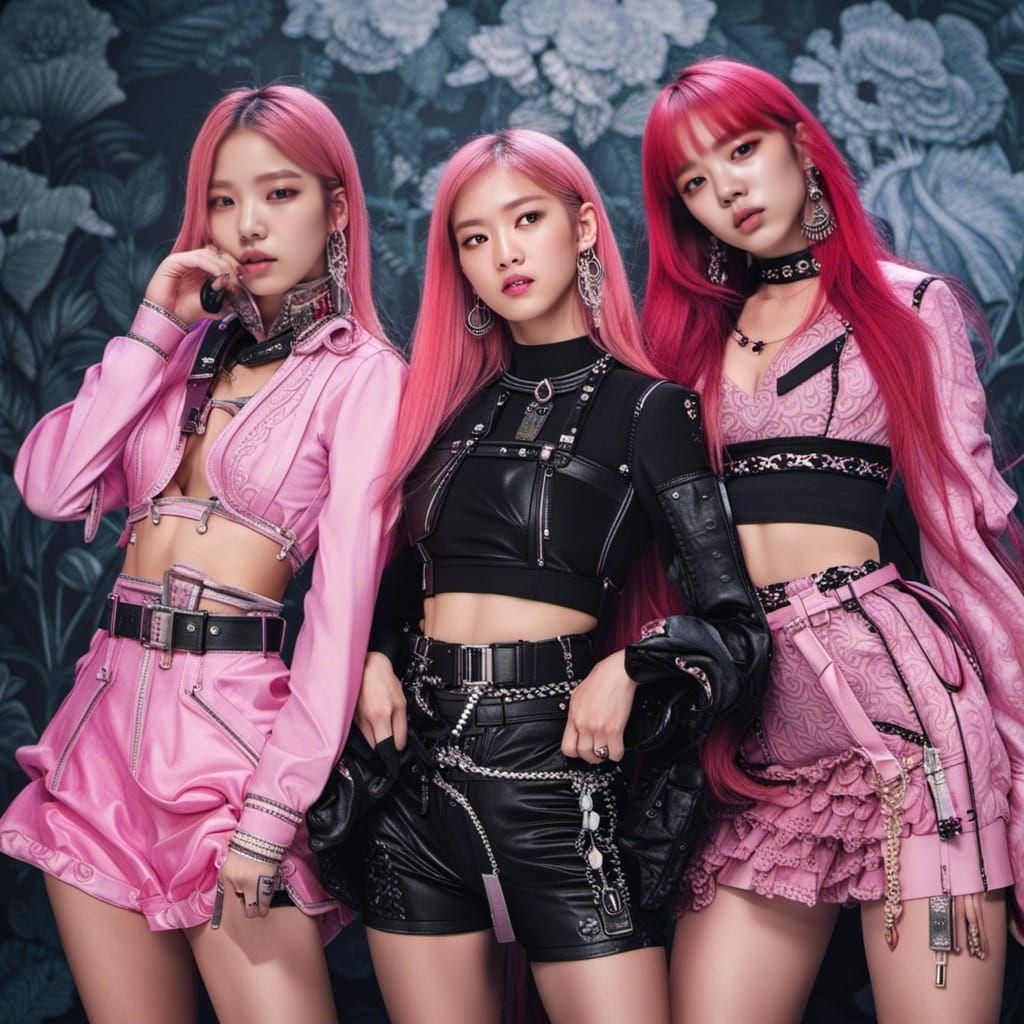 Blackpink: Hyperrealistic Cinematic Portrait