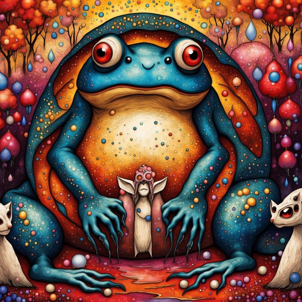 Toad Wedding: A Matisse-Inspired Forest Ceremony