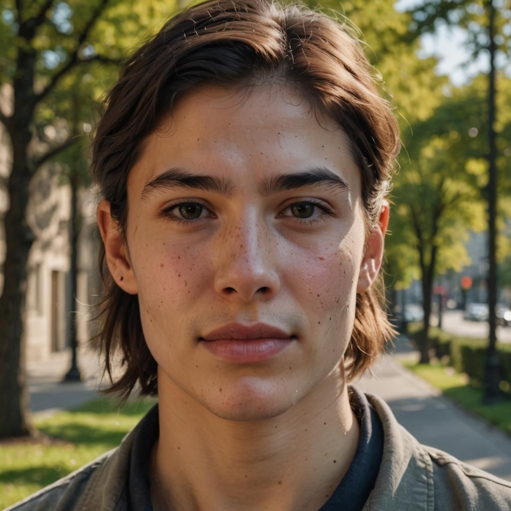 Photorealistic Selfie Portrait of a Swiss Girl