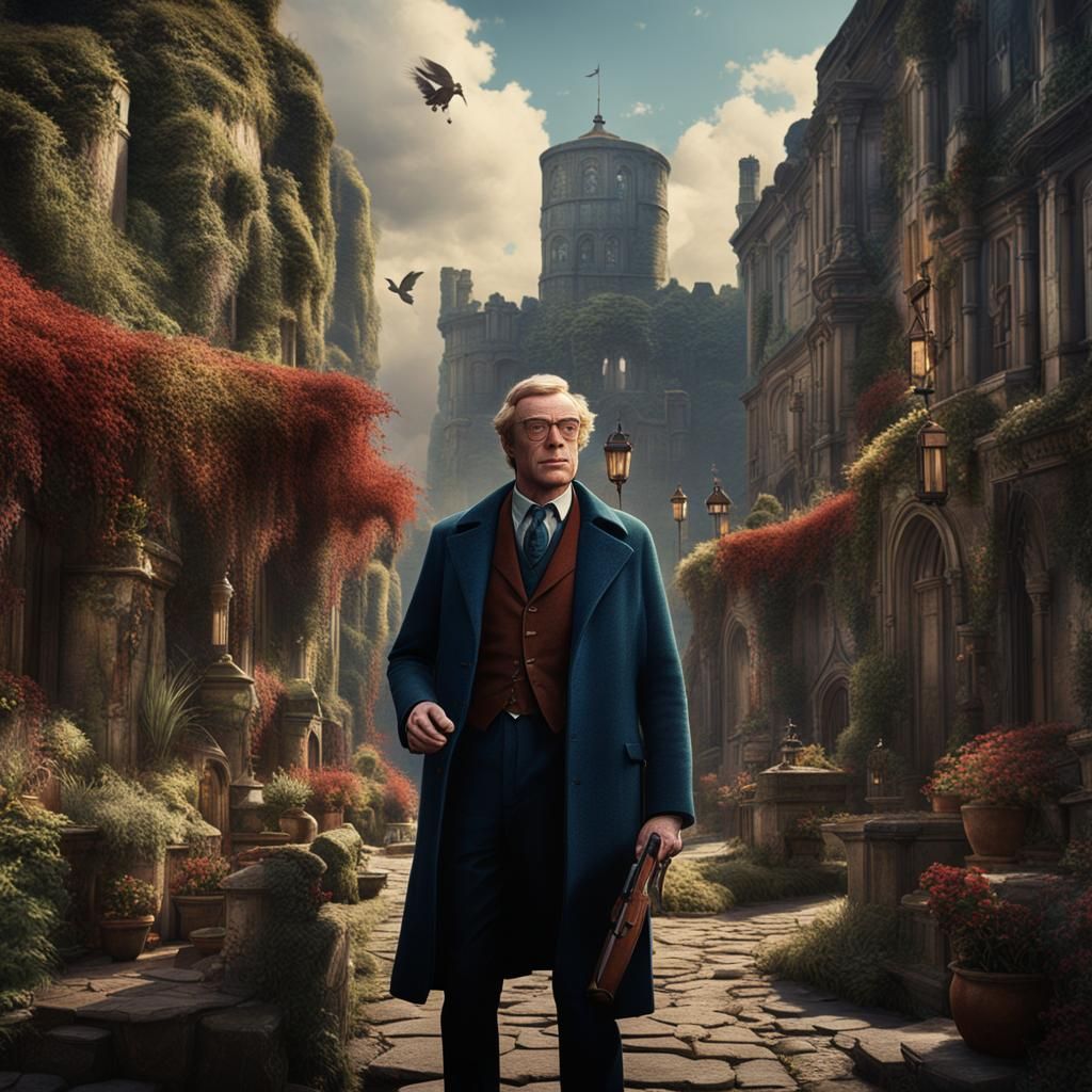 Young Michael Caine as Harry Palmer: Detailed Portrait