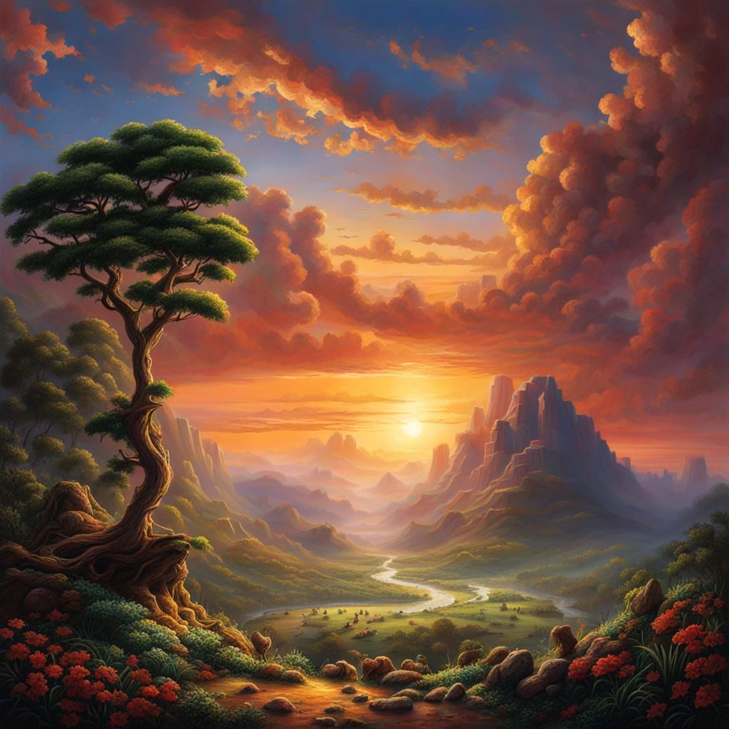 Abstract Art: The Origin of Life