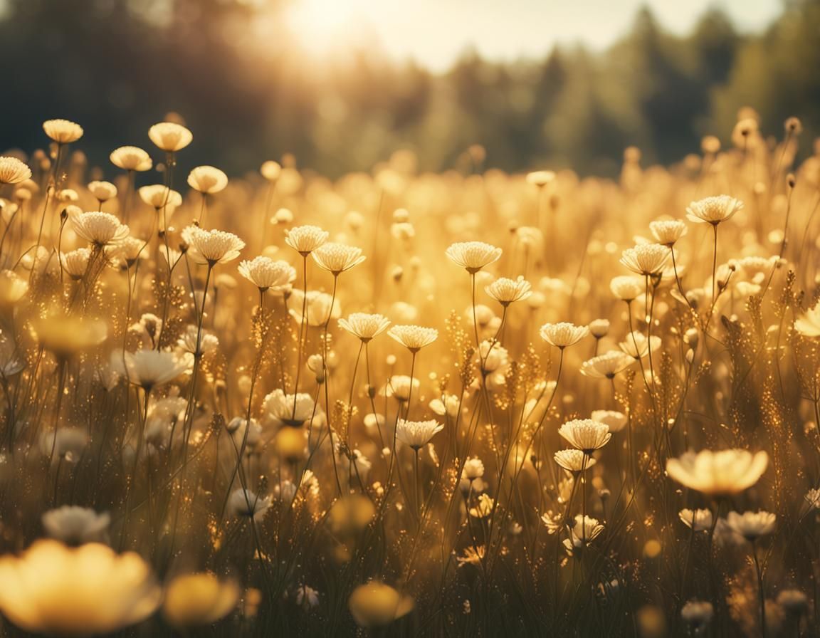 Swedish Biodiversity: Meadow in Vesterås, Digital Art
