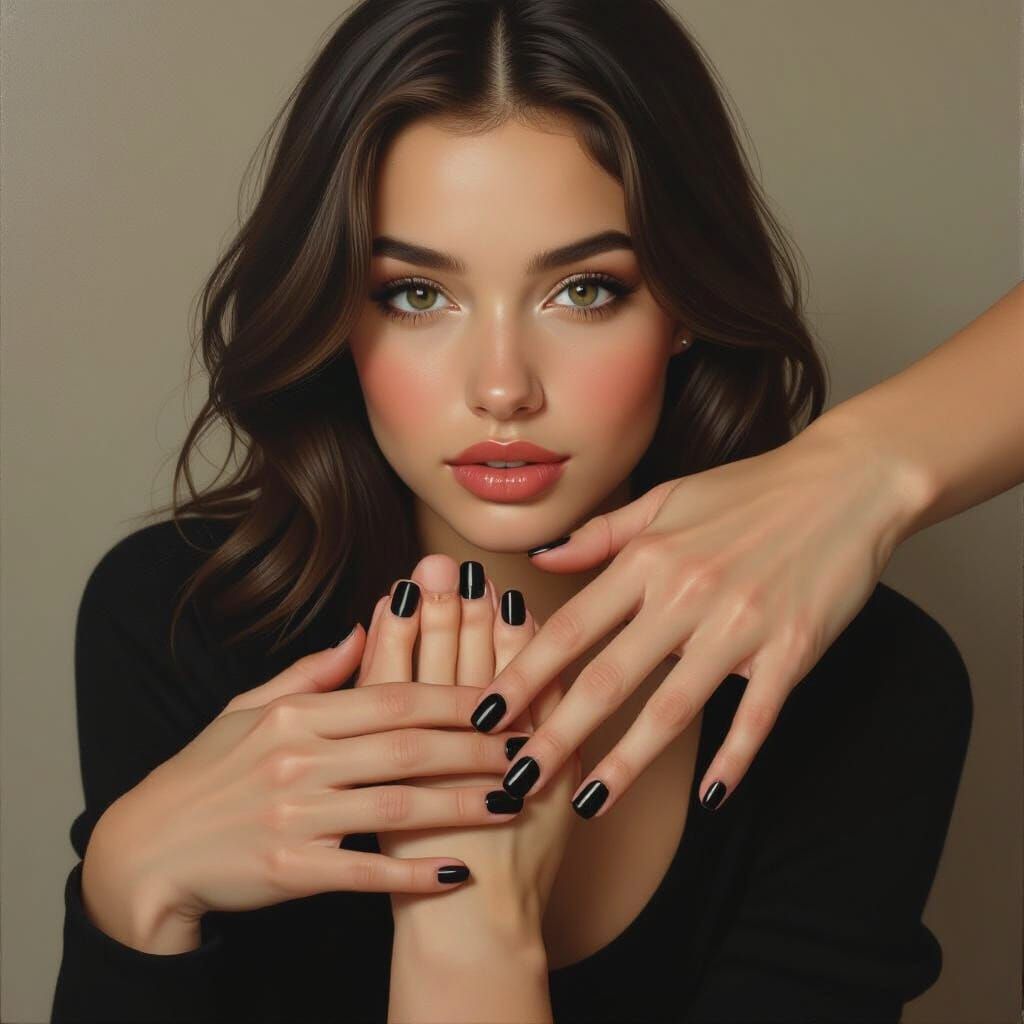 Hyperrealistic Foot Massage in Photorealist Style