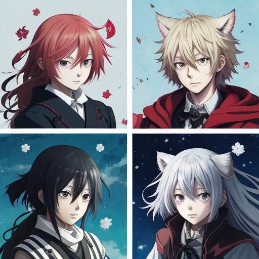 Anime Key Visual Character Art