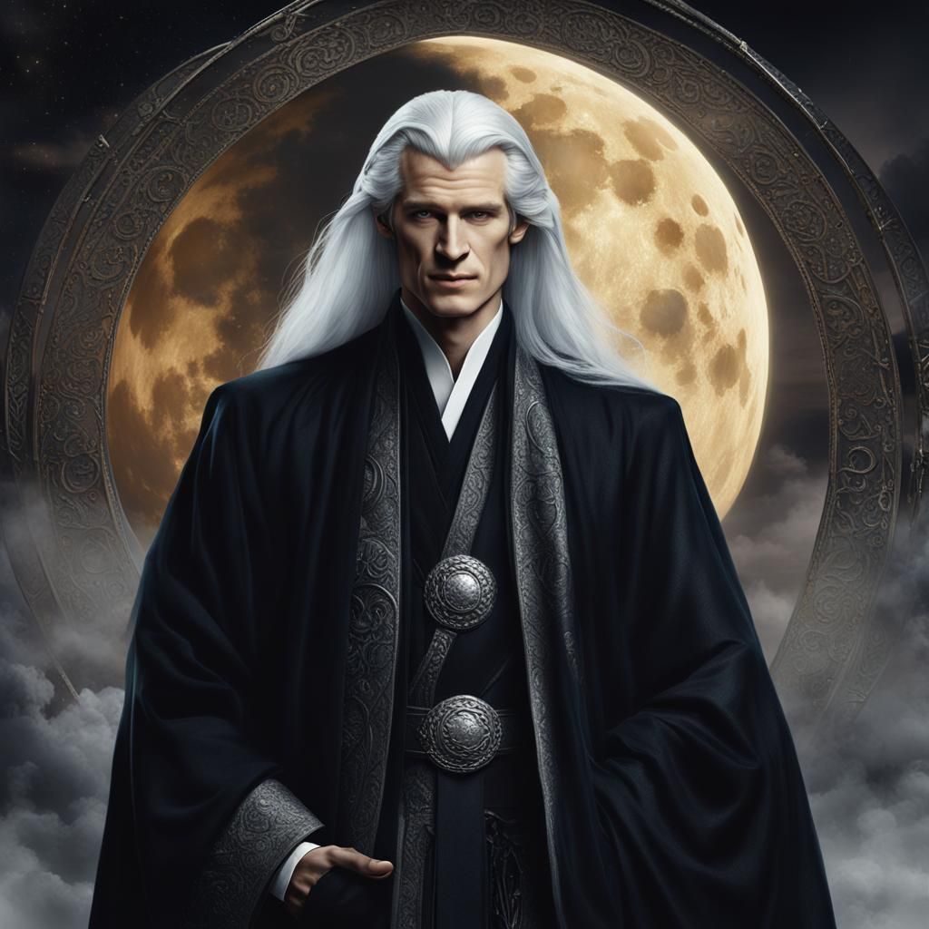 Raistlin Majere and Crysania, Photorealistic Fantasy Art