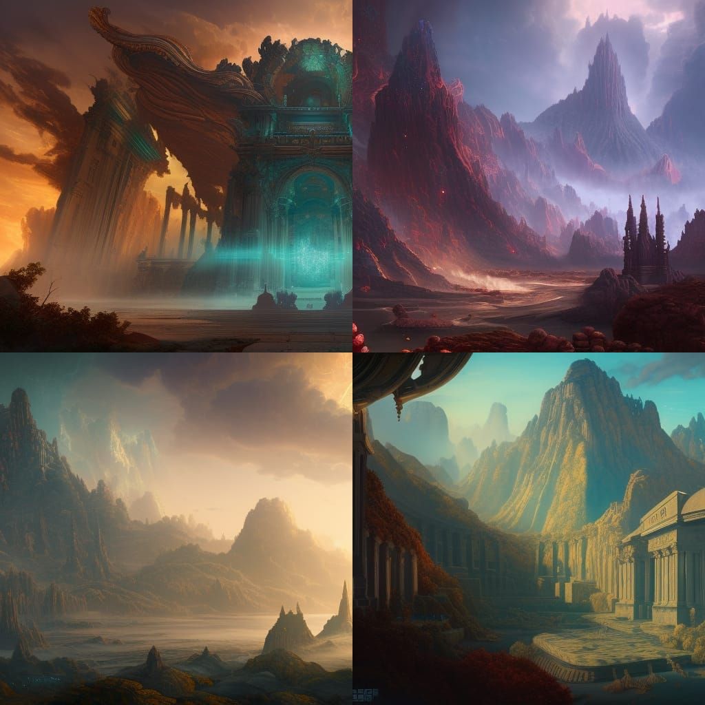 Apollo: Detailed Matte Painting in Deep Color