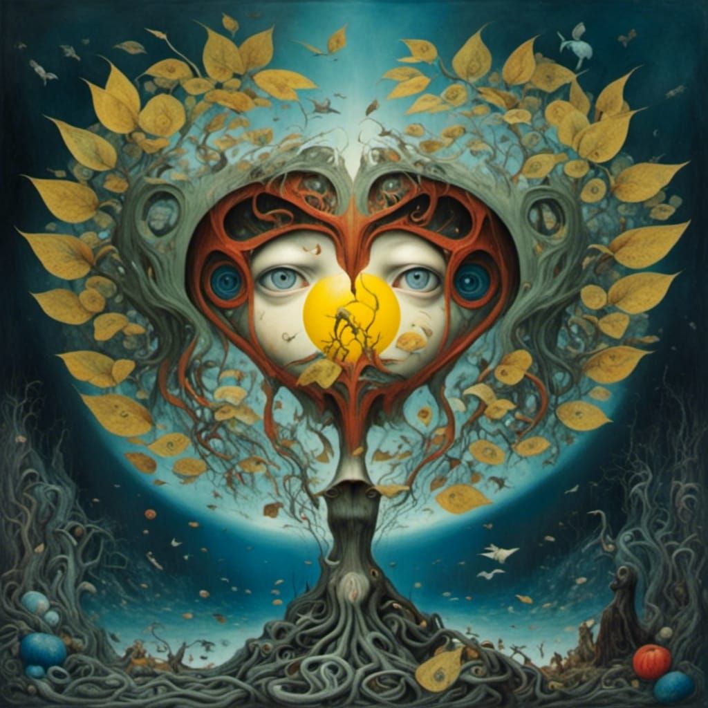 Surreal Metal Art: Intricate Polished Reflections