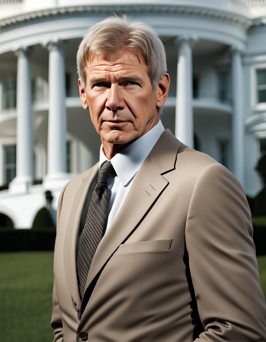 Harrison Ford as President, Tom Clancy Book Cover