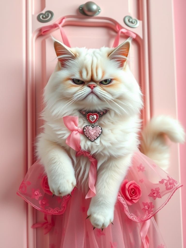 Grumpy Cat Destroys Valentine's Day Delight in Whimsical Sty...