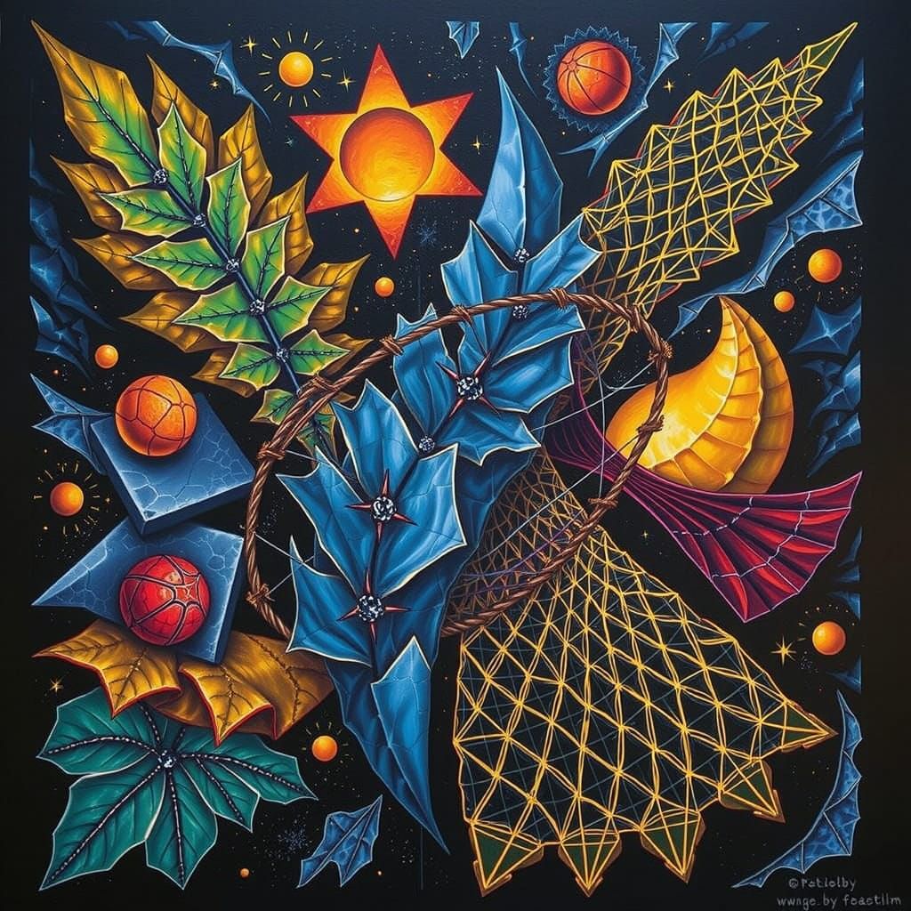 Fractured Geometries in Hyperbolic Space