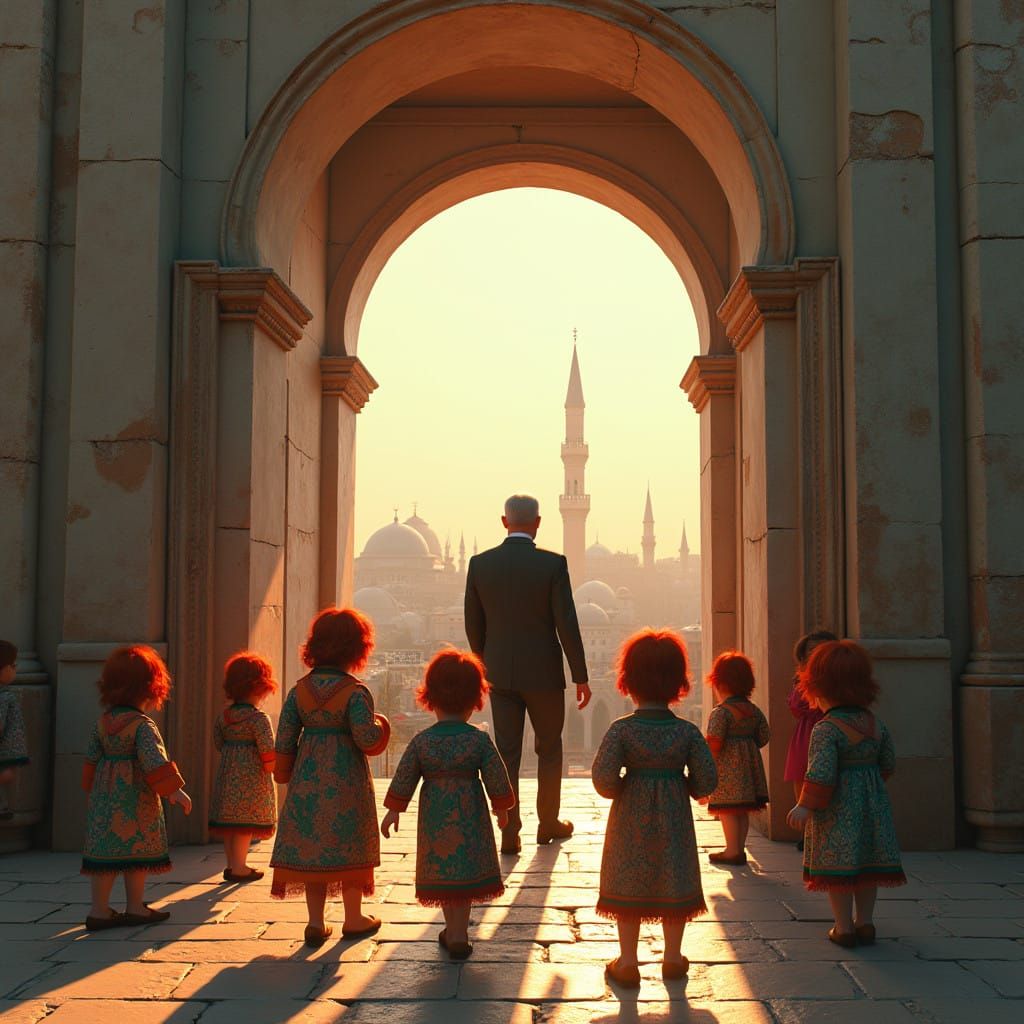 Red-Haired Children of Hope Emerge in Gaza's Ancient Gateway