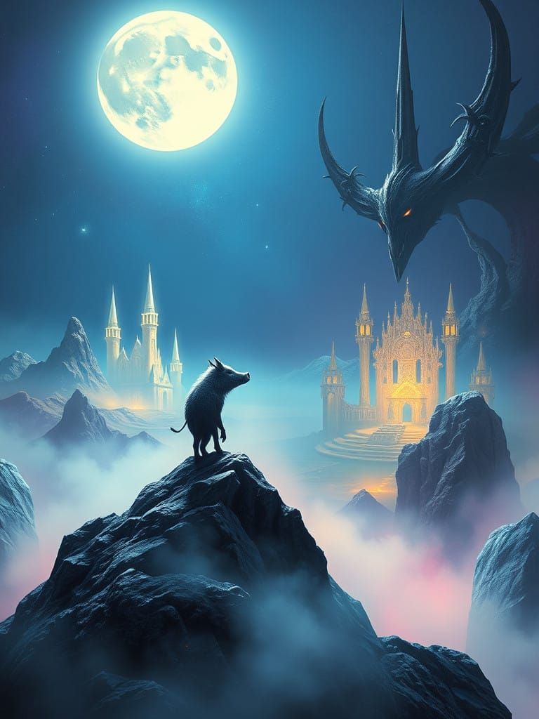 Ethereal Zoog in Dreamlands Landscape