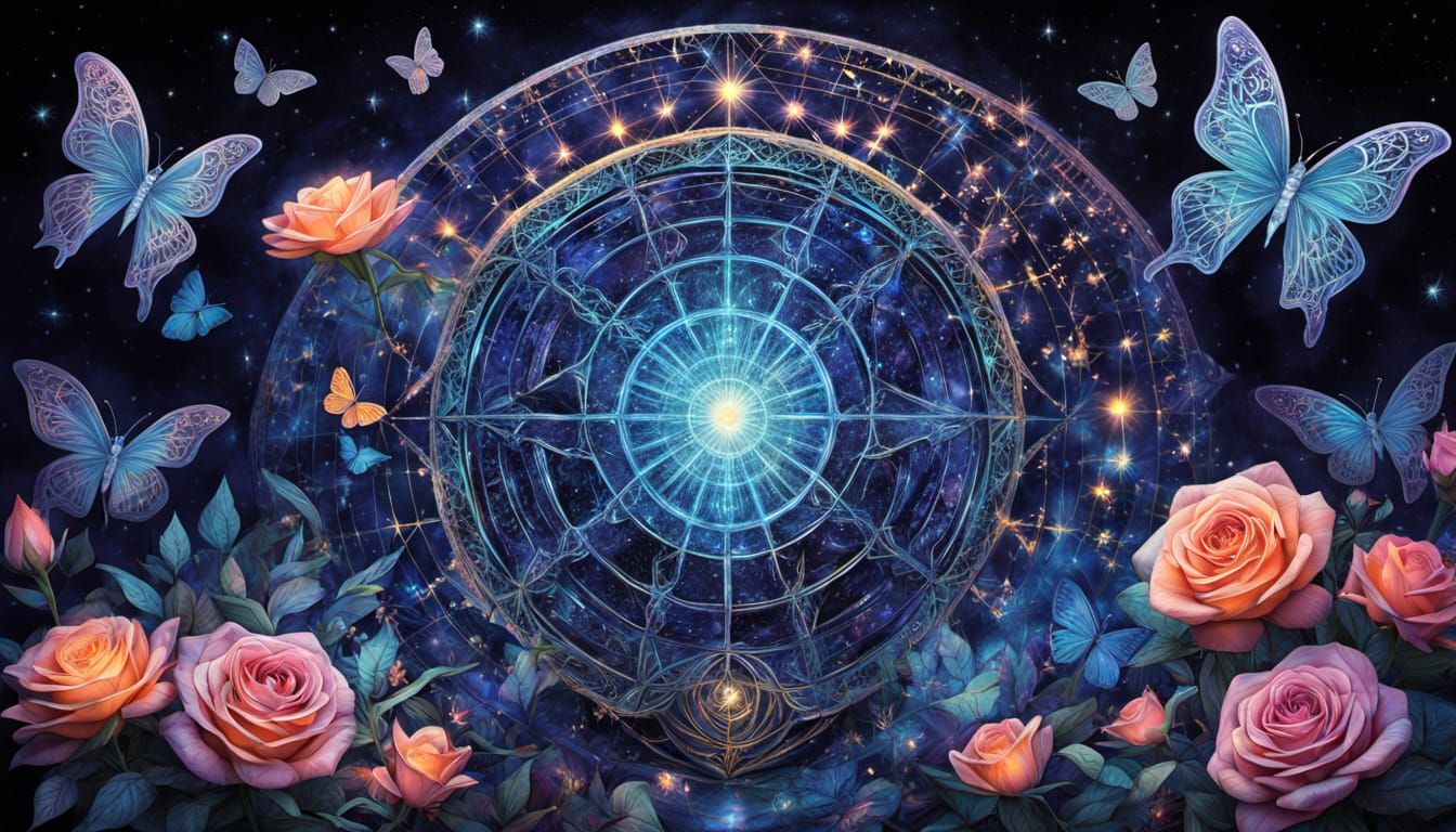 Chola Skeleton Goddess Surrounded by Celestial Butterflies a...