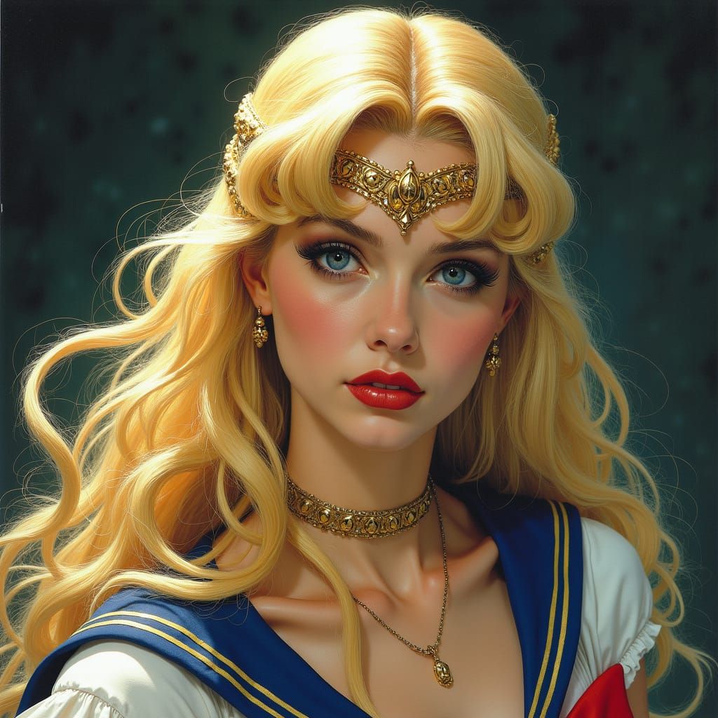 16k resolution, art by Bernie Wrightson, Boris Vallejo, Fran...