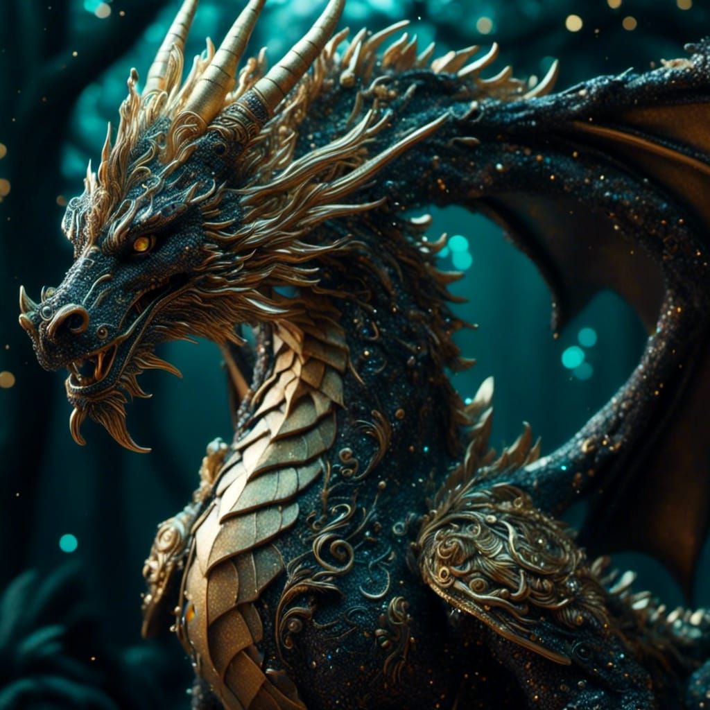 Elf and Fractal Dragon Companion