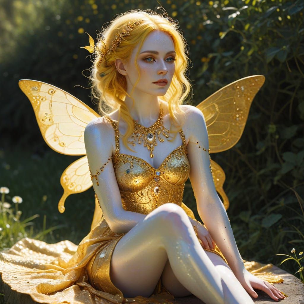 Golden Goddess in Sunshine