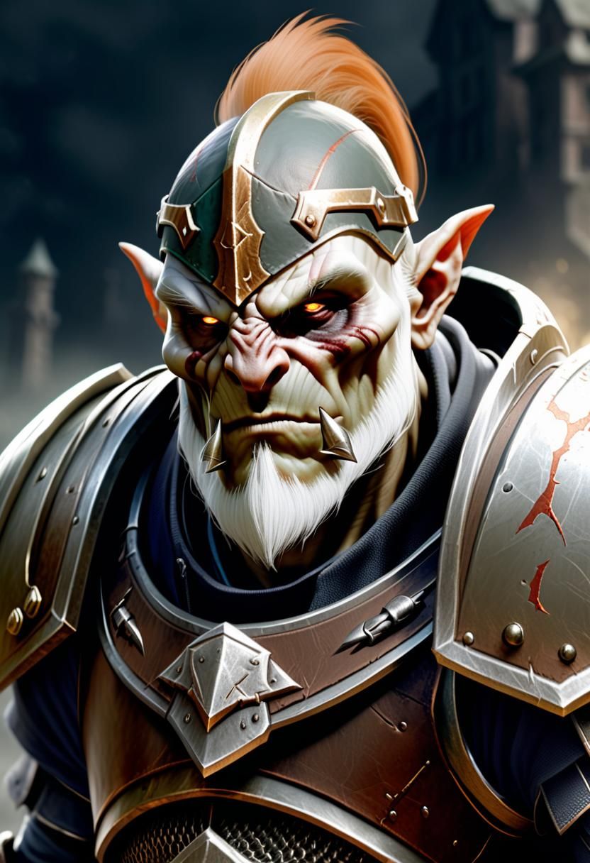 hobgoblin legionnaire with a scar on his head