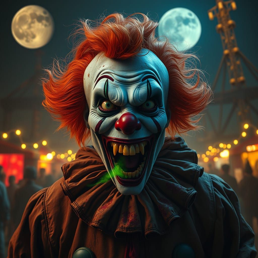 Angry Clown With Really Bad Breathe