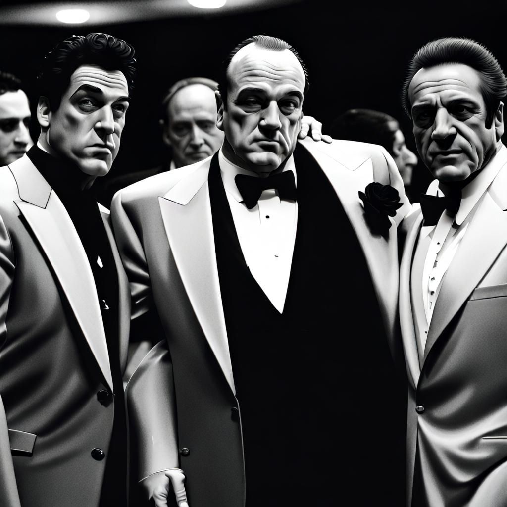 Mafia Characters at the Oscar Ceremony