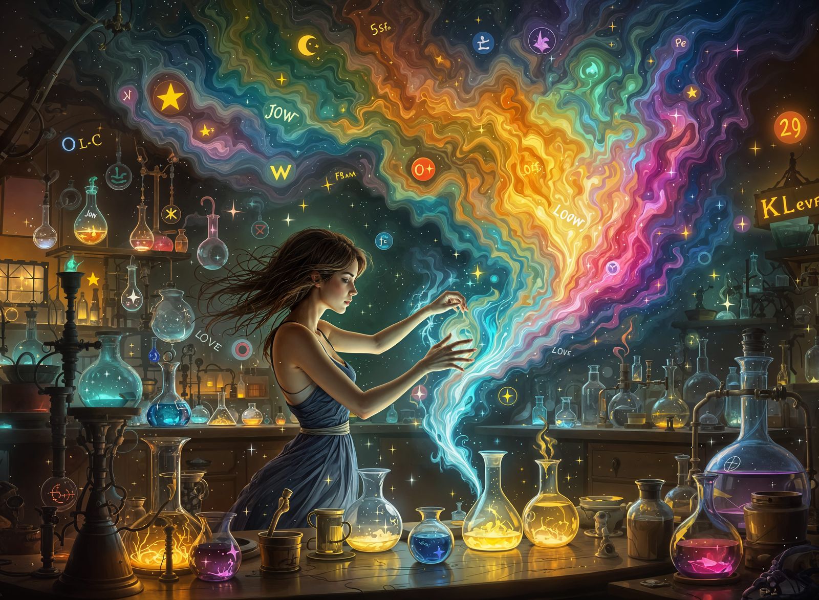 Surreal Alchemist Conjures Emotions in Whimsical Digital Pai...