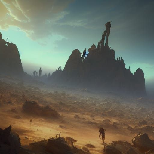 Desert to Bug Empire: Concept Art in Unreal Engine