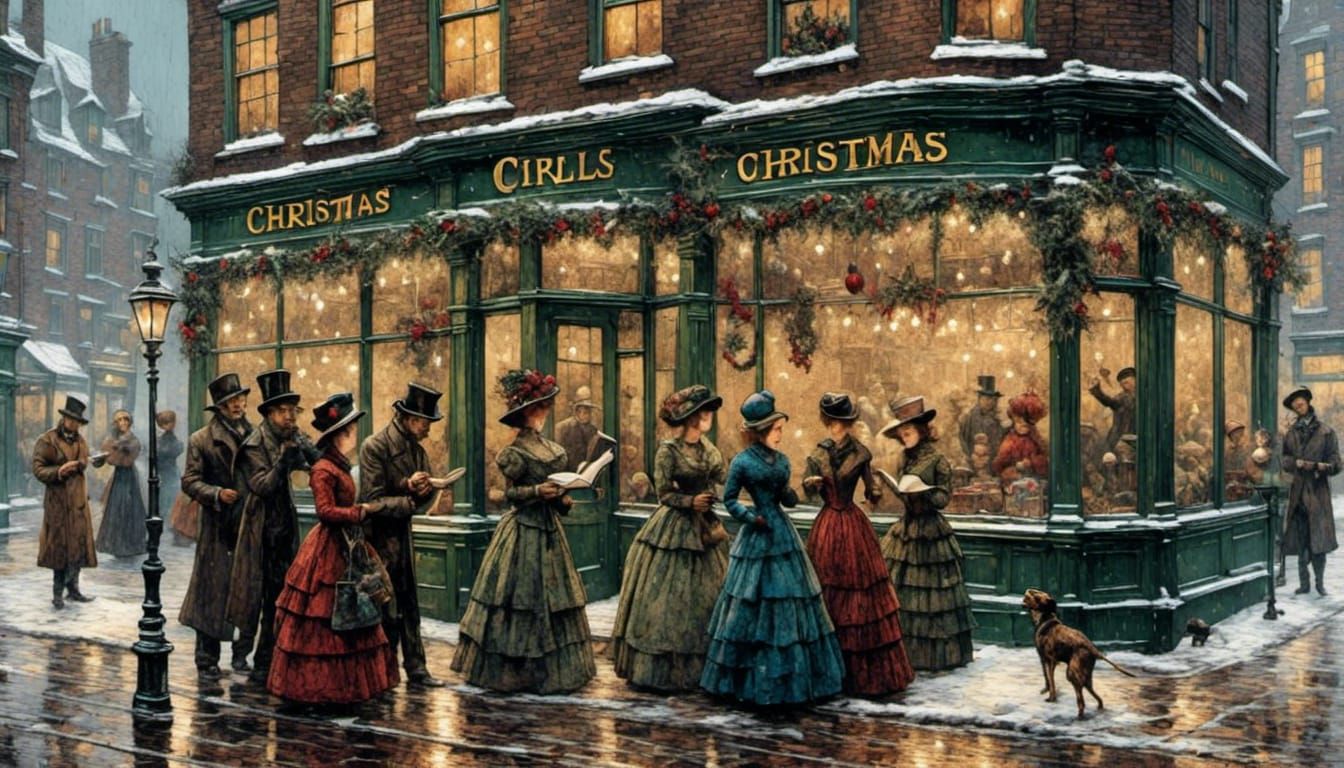 Carollers And The Barking Dog