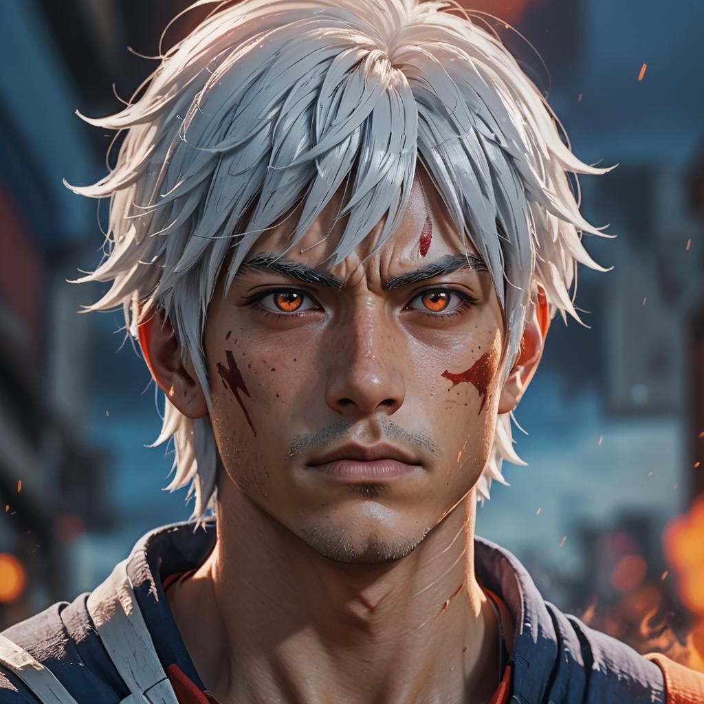 Hyperrealistic Shoto Todoroki Concept Art