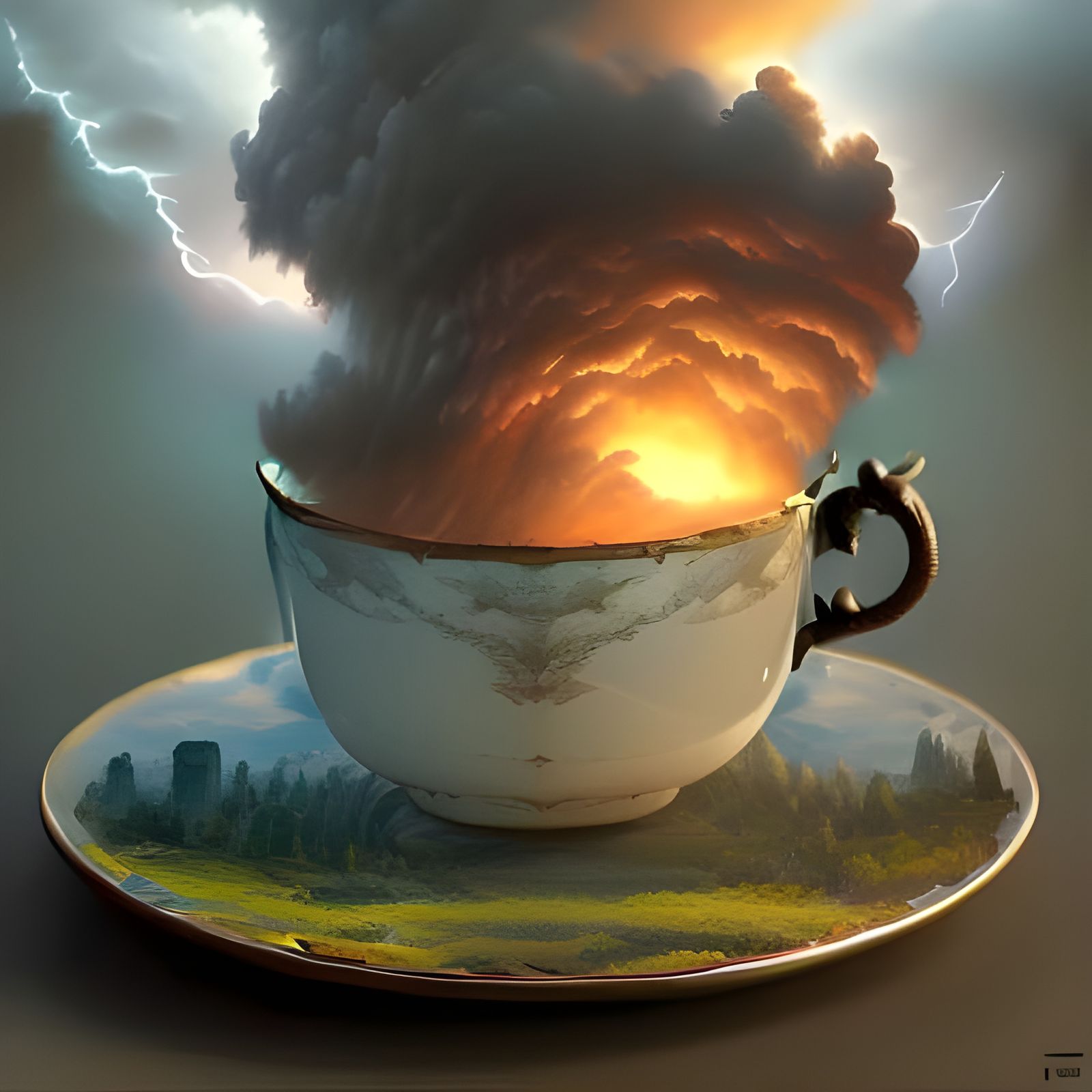 Storm, teacup