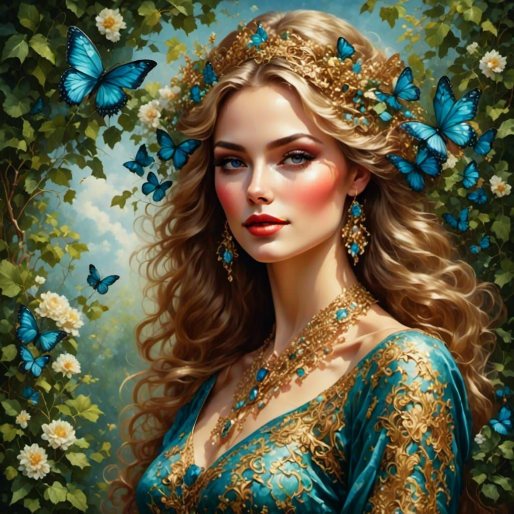 Bedazzling Image with Radiant Shimmer Effects