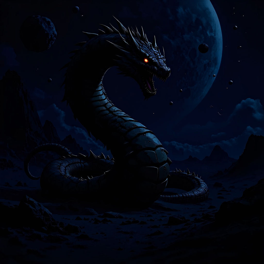 Needle Wyrms Attack Spaceships Near Asteroids