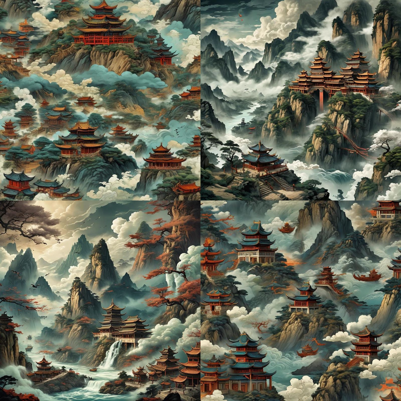 Journey to the West: Ink Painting of Chinese Mythology