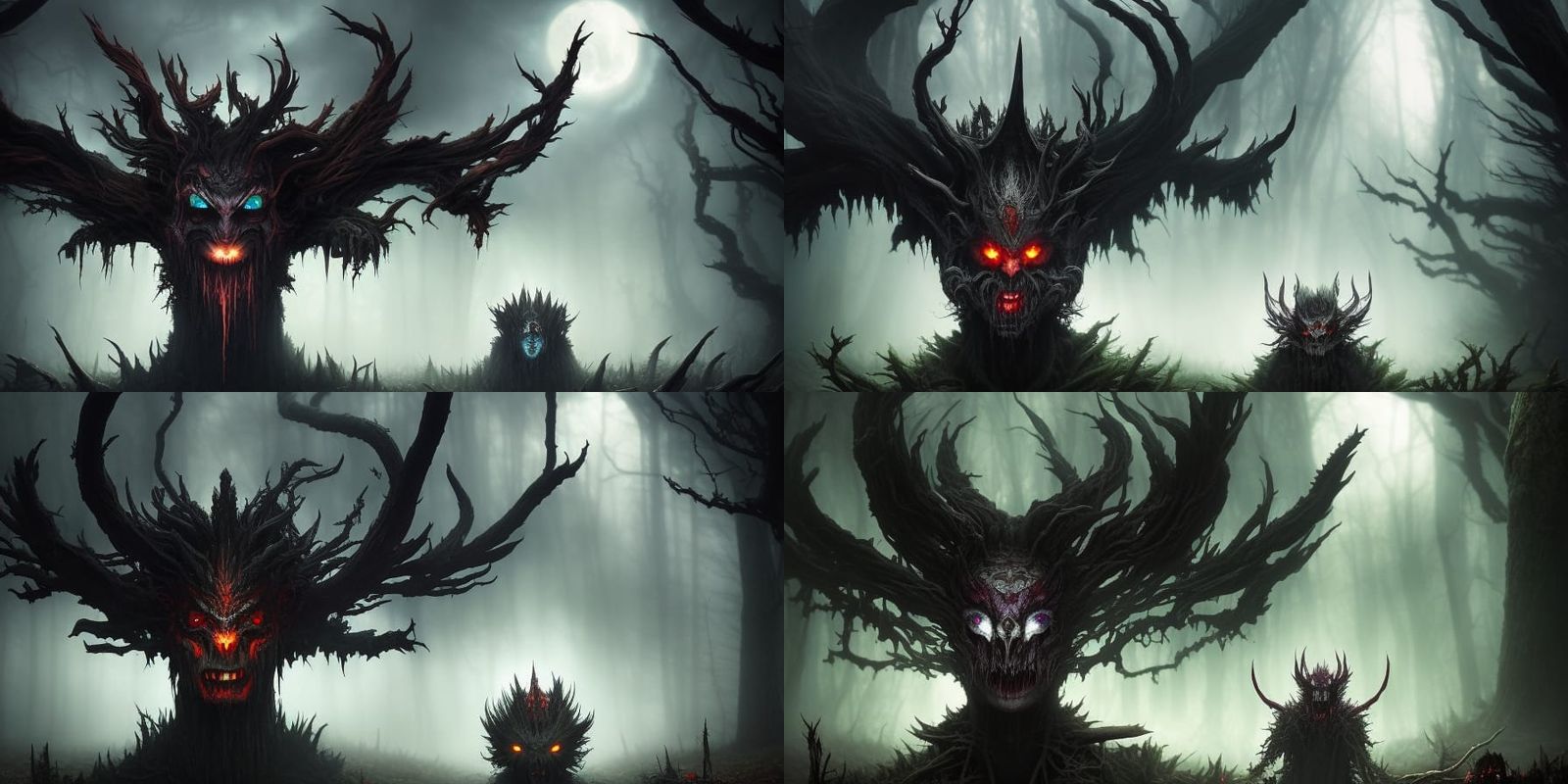 Gothic Horror Demon Lord of Anger in Cloak