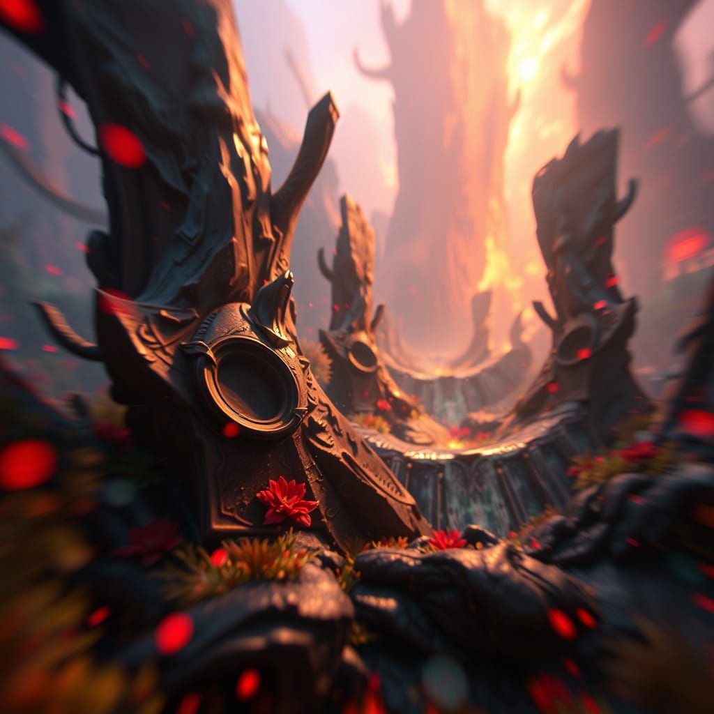 Vibrant Fantasy Realm in Stunning Detail