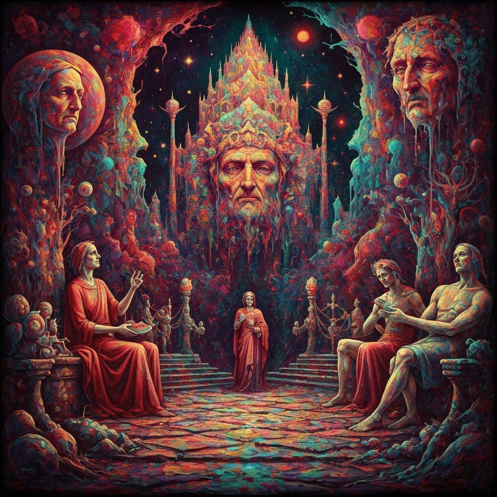 Psychedelic Vision of Dante's Divine Comedy