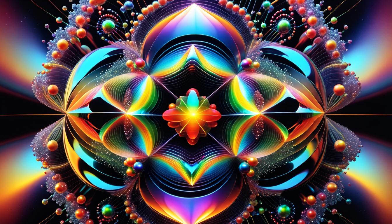 Colorful Quantum Geometry with Mirror Symmetry