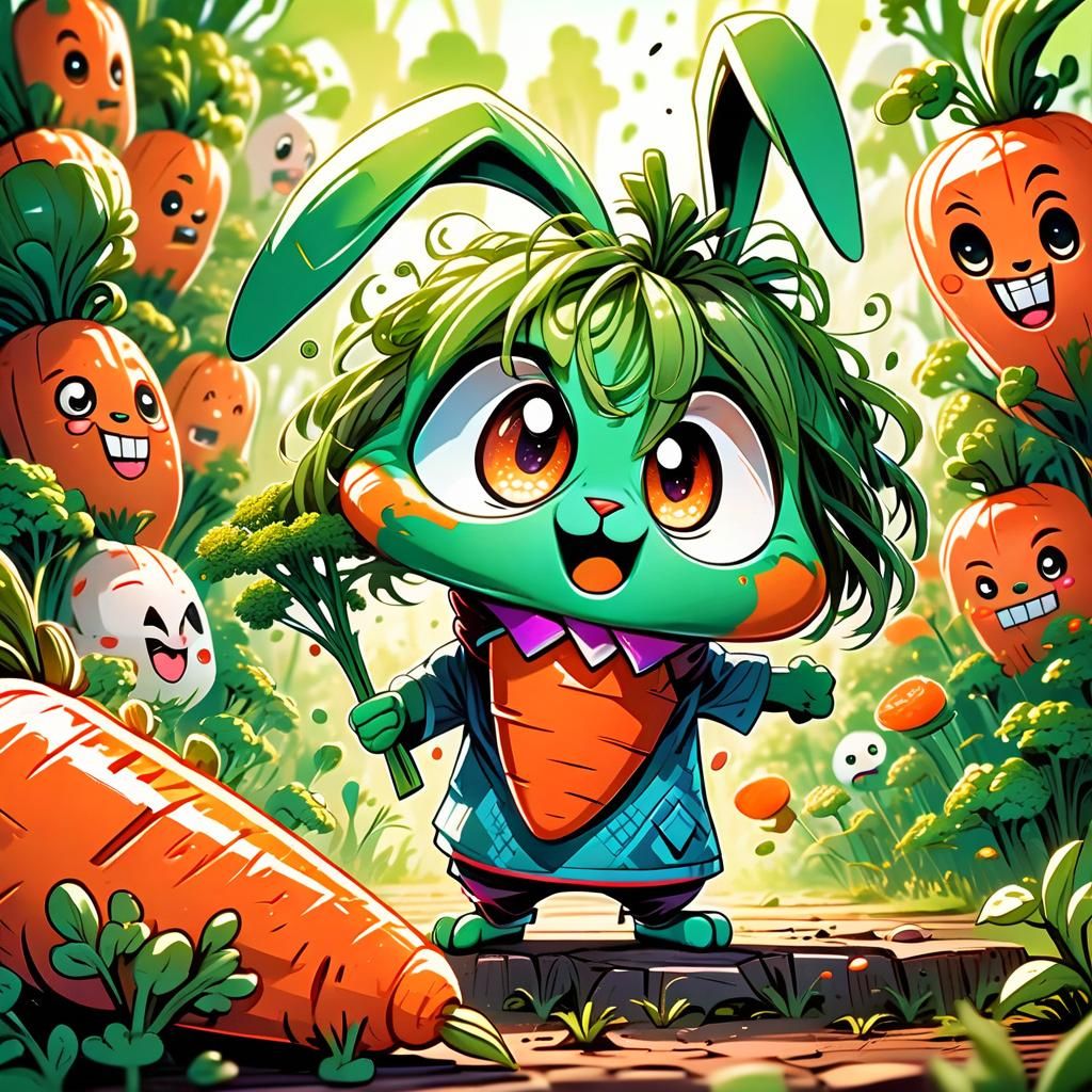 Chibi stylr carrot