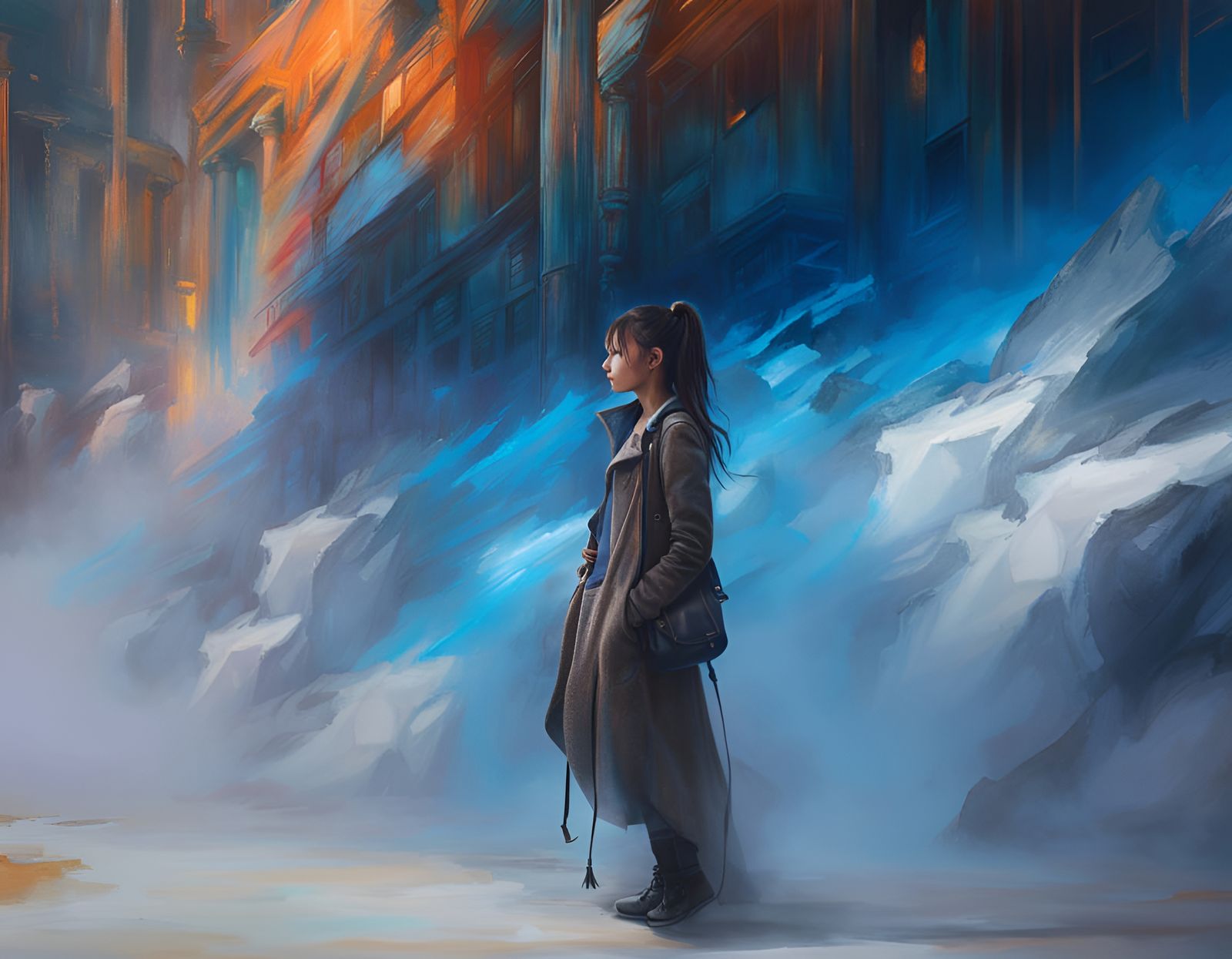 In the mantle of the world