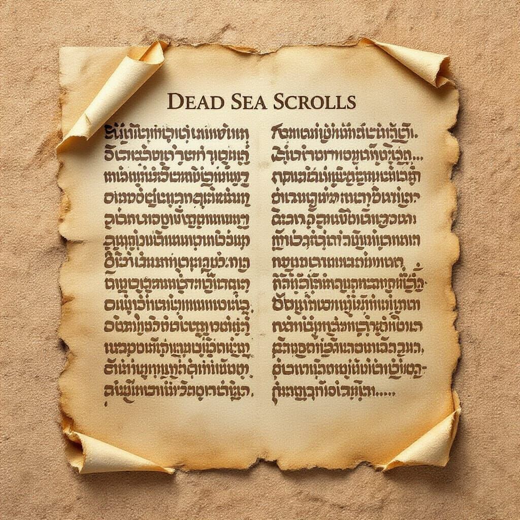 Ancient Qumran Manuscripts: Dead Sea Scrolls