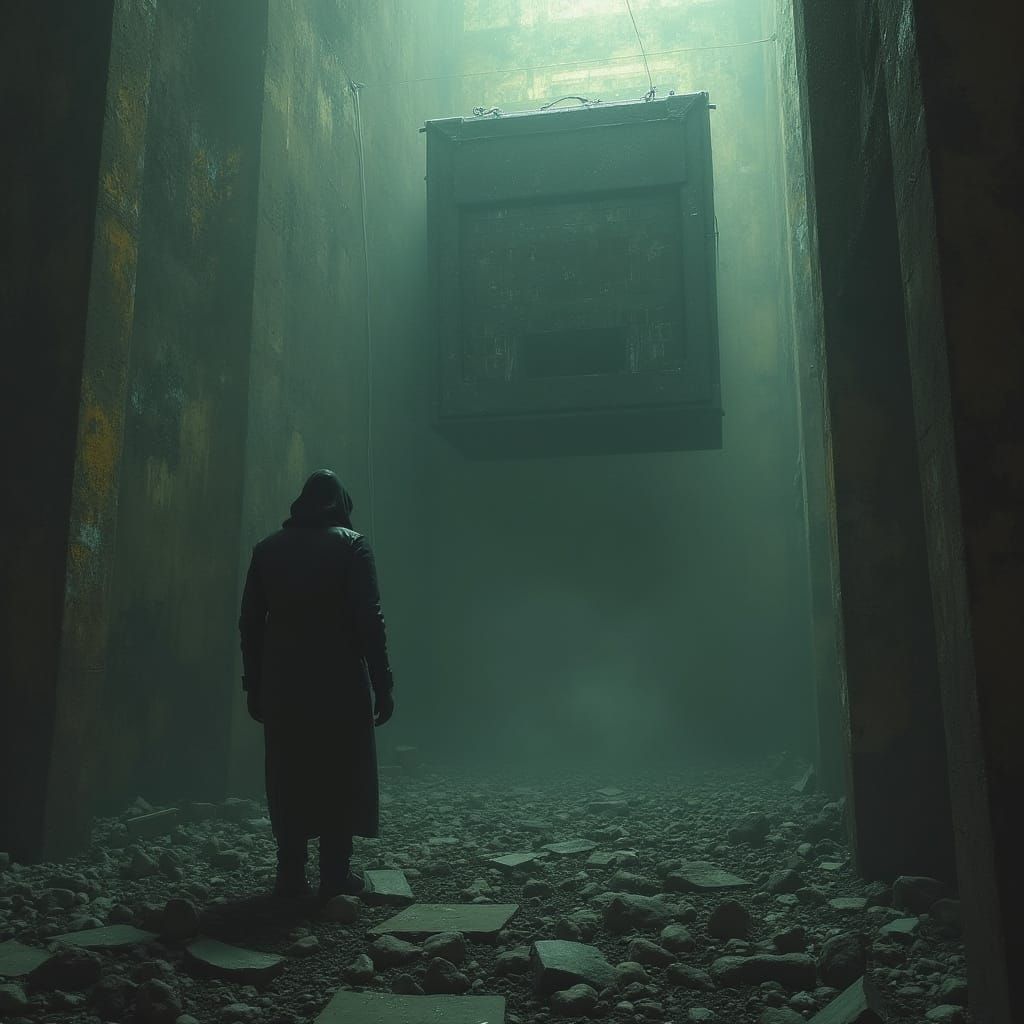 A Cyberpunk Cube Emerges in Berlin's Post-Apocalyptic Landsc...